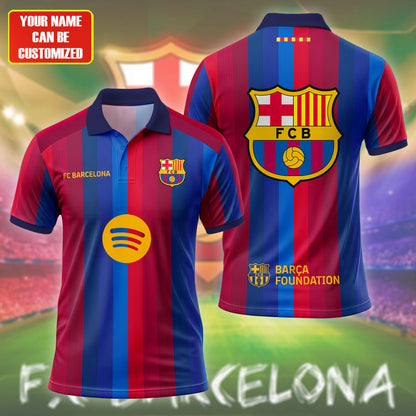 Personalized Barca FC 26/27 Sport All Over Printed Shirt