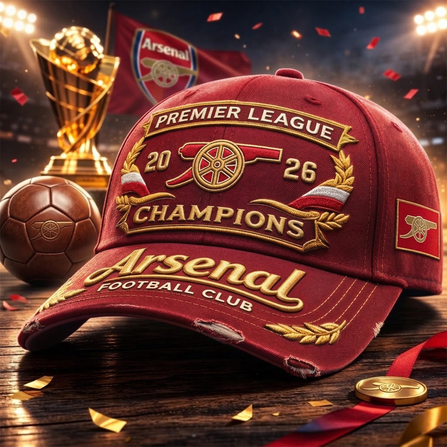 Arsenal FC Champions Denim Classic Cap