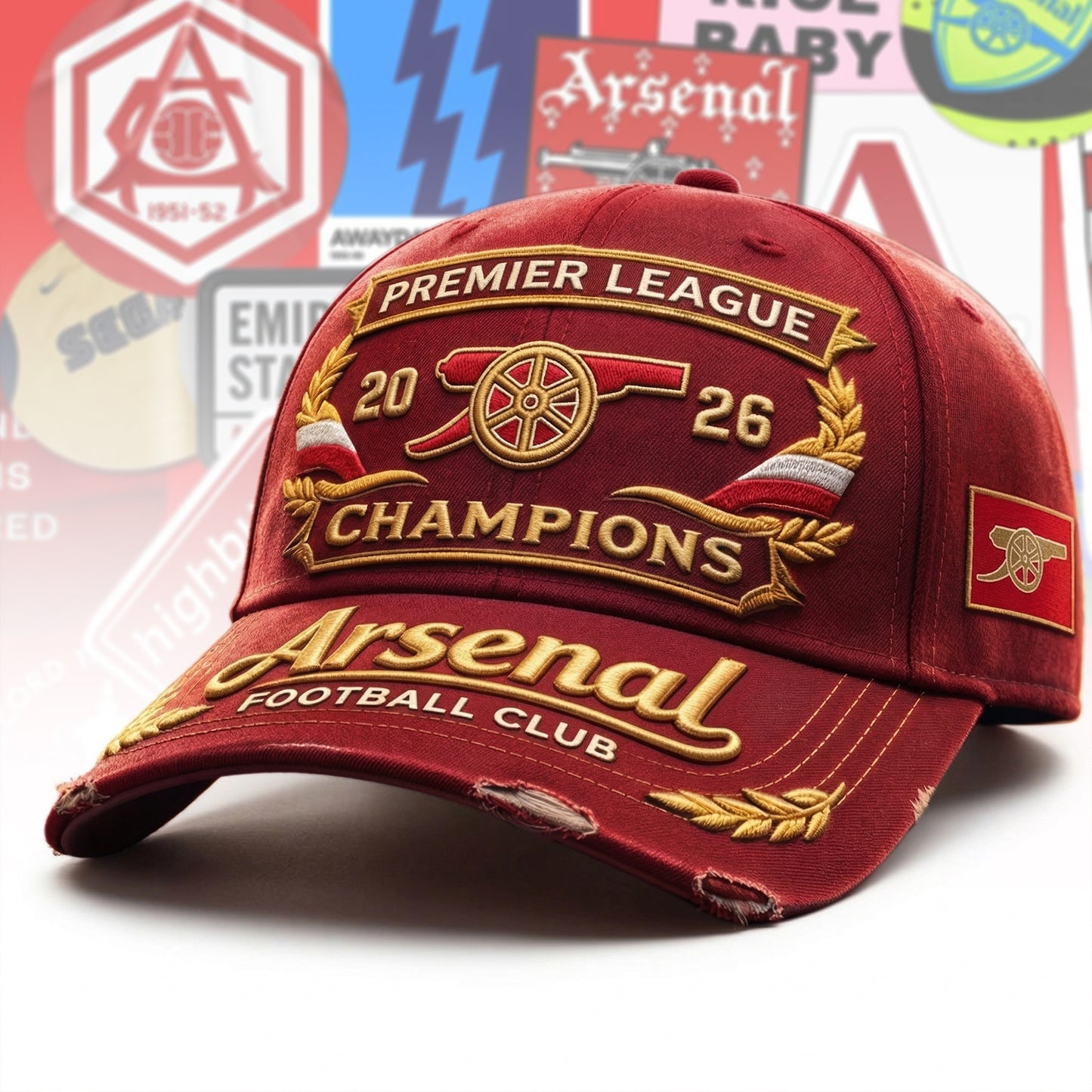 Arsenal FC Champions Denim Classic Cap