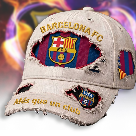 Barca FC Est 1899 Vintage Denim Classic Cap