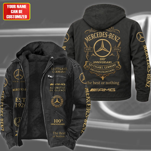Personalized Merc 100th Anniversary Vintage Fur lining Paddle Jacket (1926-2026)