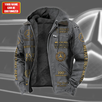 Personalized Merc 100th Anniversary Vintage Fur lining Paddle Jacket (1926-2026)