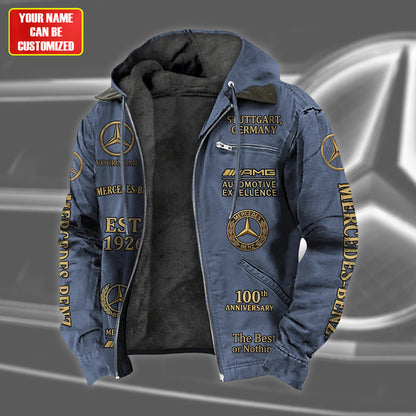 Personalized Merc 100th Anniversary Vintage Fur lining Paddle Jacket (1926-2026)