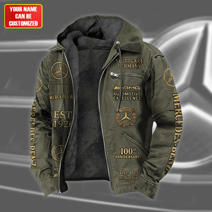Personalized Merc 100th Anniversary Vintage Fur lining Paddle Jacket (1926-2026)