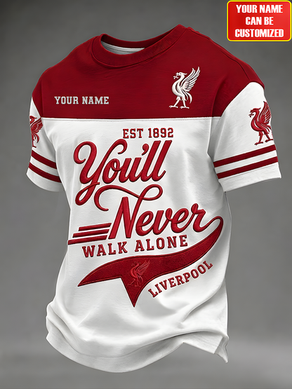 Personalized LVP You'll Never Walk Alone Sport 3D Full Printing Shirt