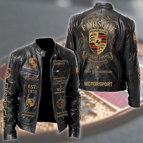 Pors 95th Anniversary Collar Leather Jacket (1931-2026)