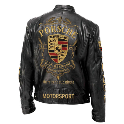 Pors 95th Anniversary Collar Leather Jacket (1931-2026)