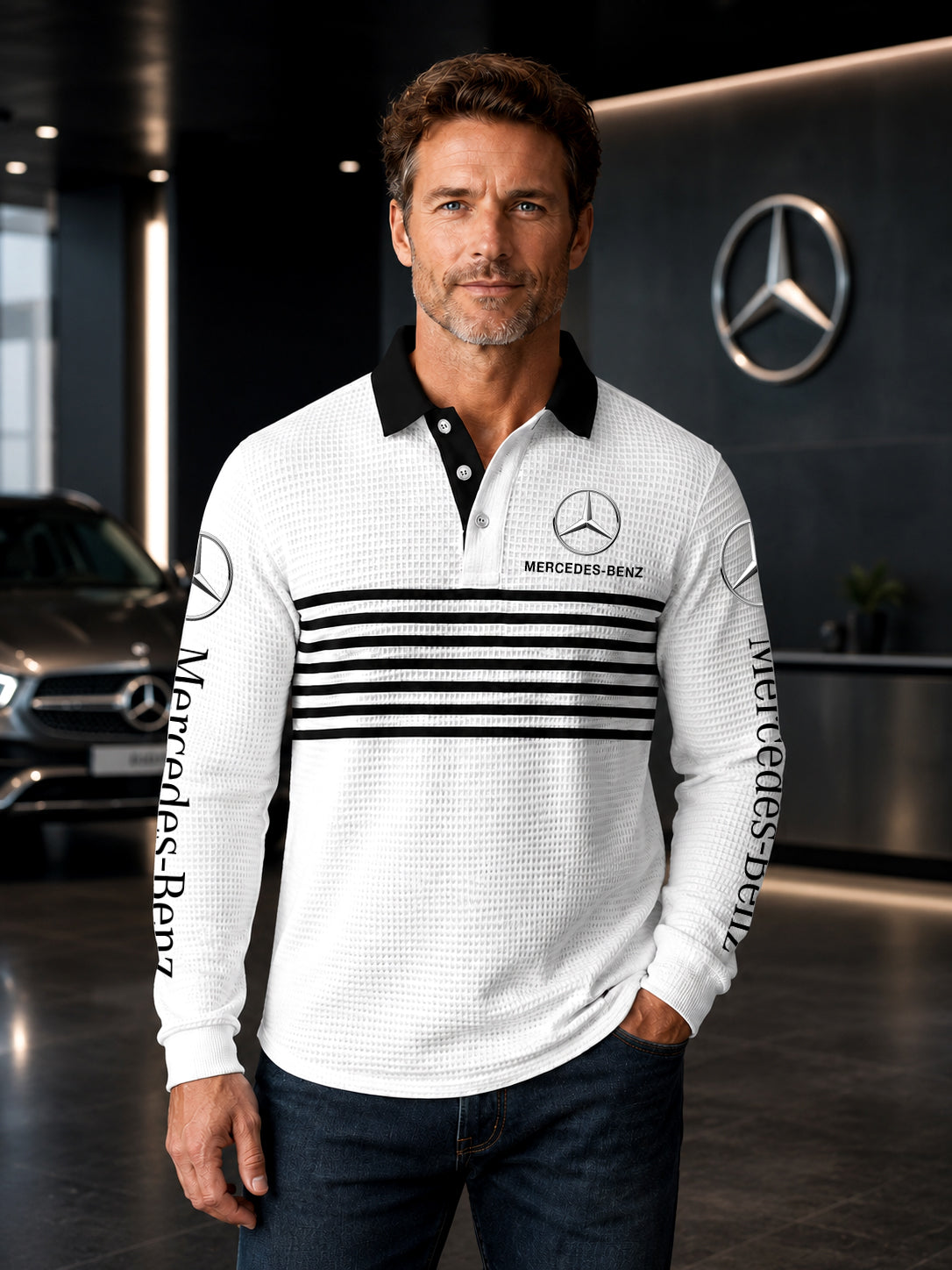 Merc 2026 Quilted Textur Unisex Sweater