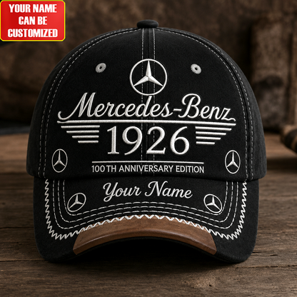 Personalized Merc 100TH Anniversary Vintage Oldschool Classic Cap