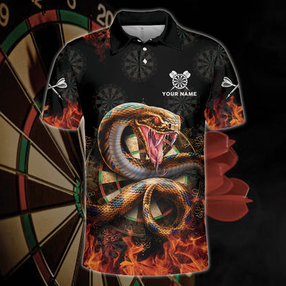 Personalized Name Snake Darts All Over Printed Unisex Shirt Q210906