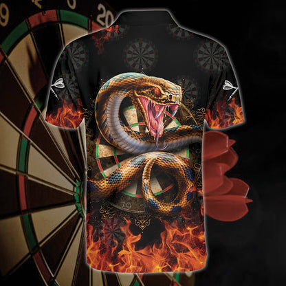 Personalized Name Snake Darts All Over Printed Unisex Shirt Q210906