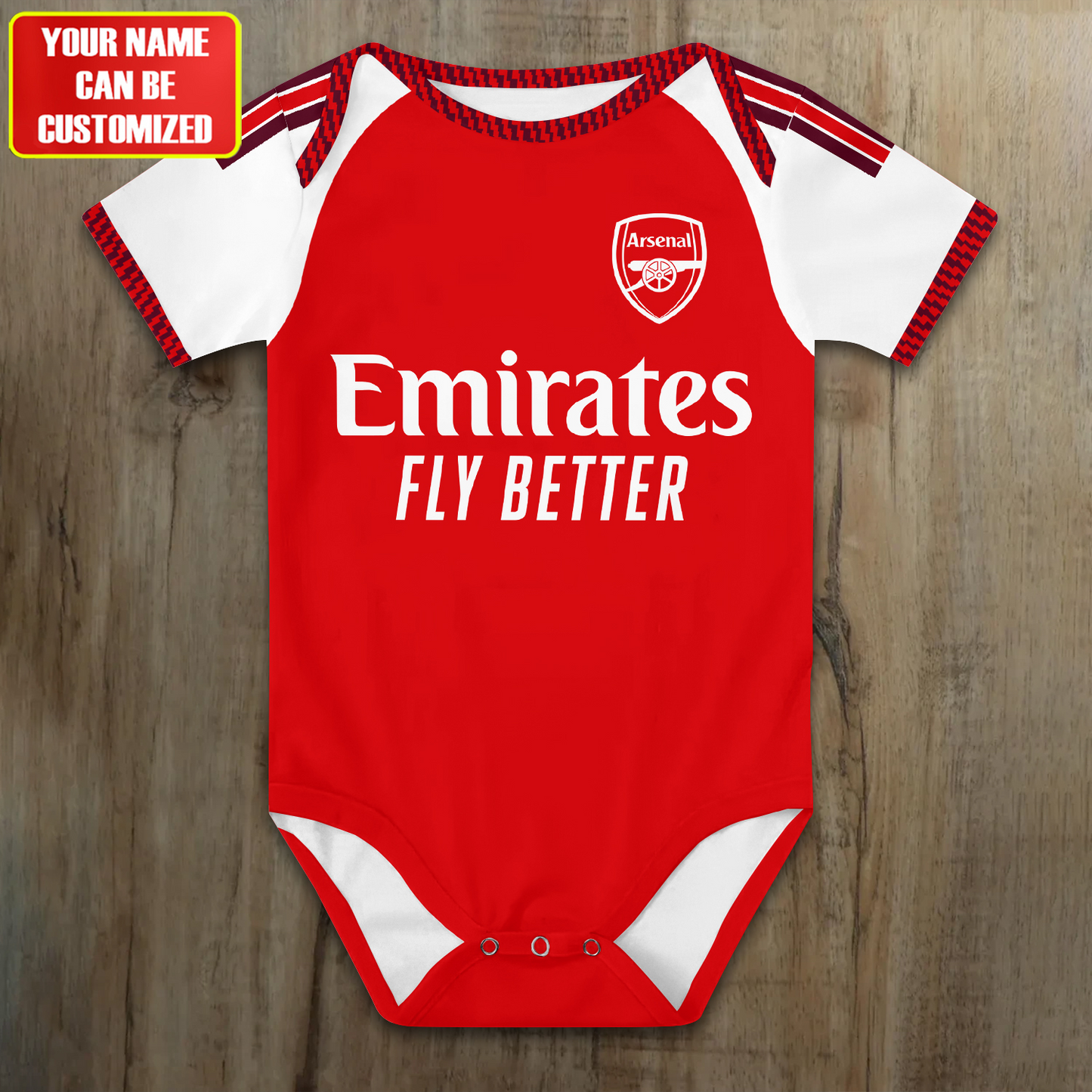 Customized Arsenal 26/27 Soccer Jersey , Baby Rib Bodysuit Sizes