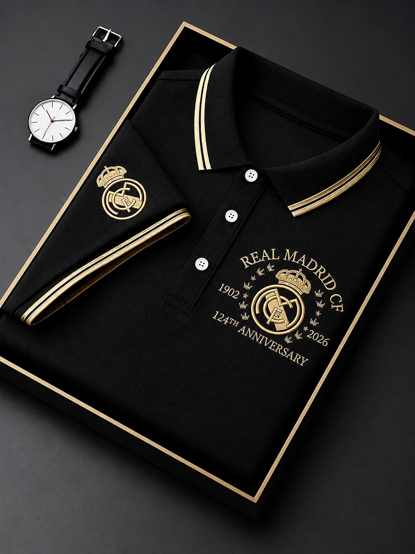 Personalized Real 124TH Anniversary Edition 3D Full Printing Set , Shirt , Hoodie , Short , Polo , hawaii