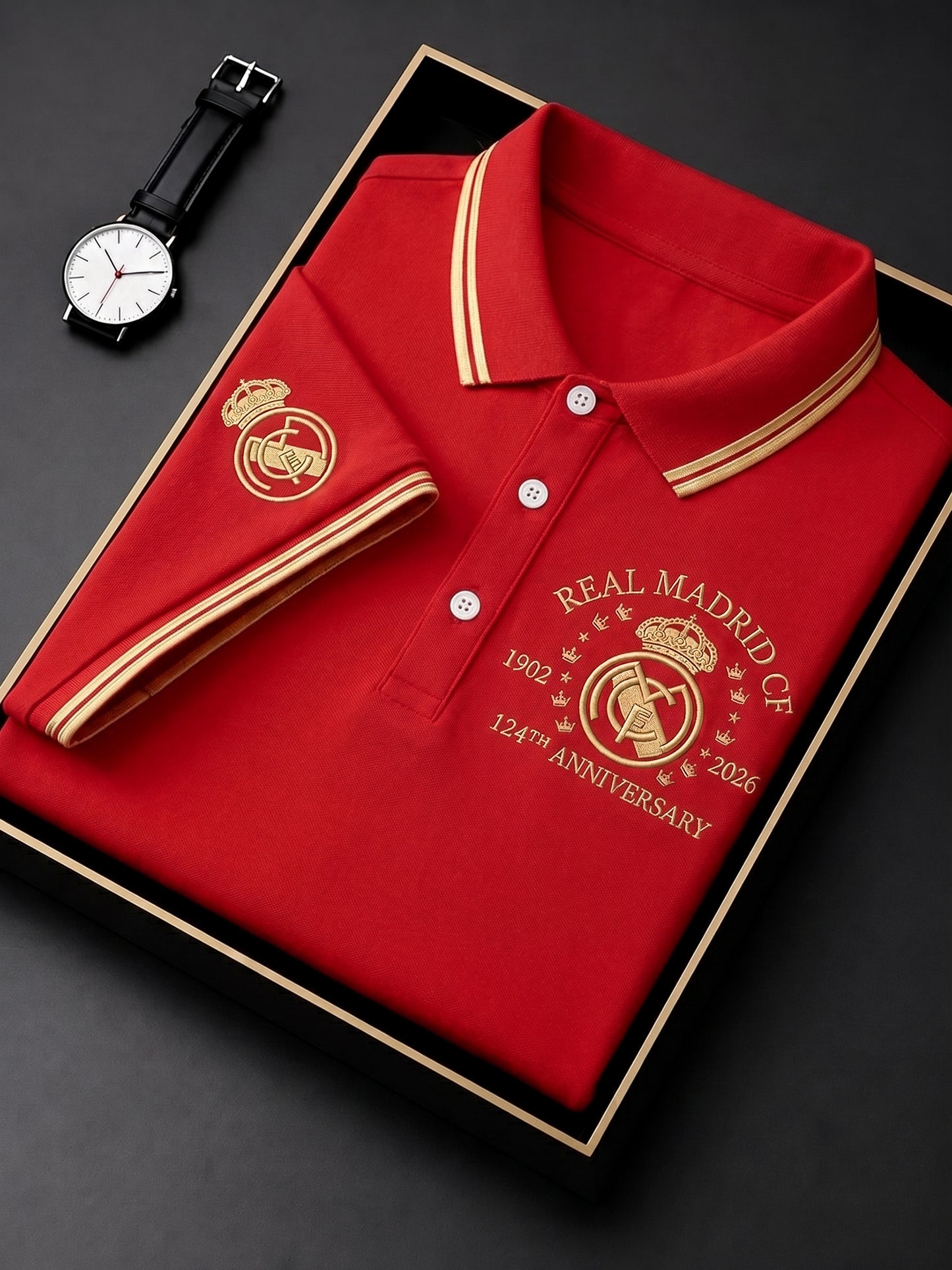 Personalized Real 124TH Anniversary Edition 3D Full Printing Set , Shirt , Hoodie , Short , Polo , hawaii