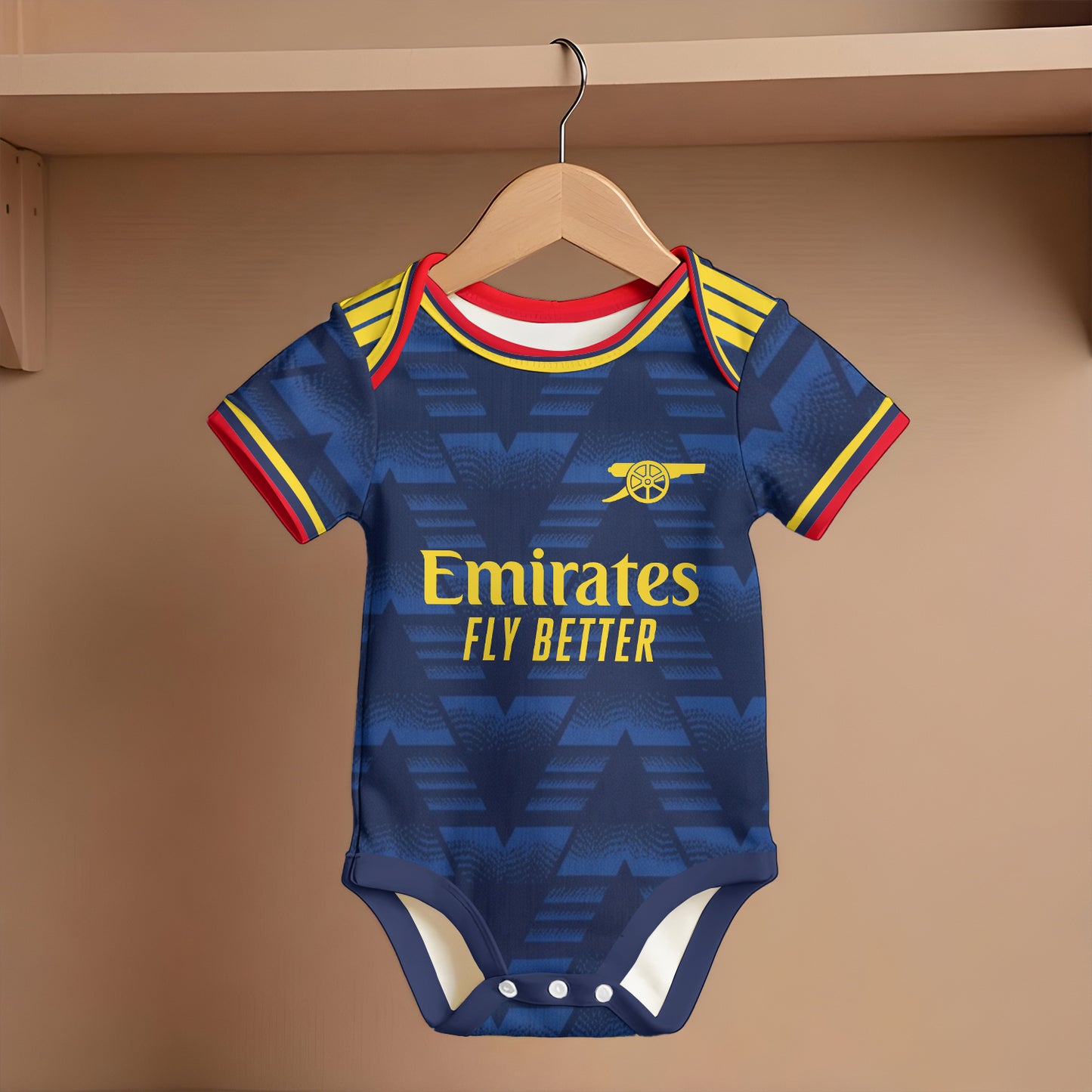 Customized Arsenal Away 26/27 Soccer Jersey , Baby Rib Bodysuit Sizes