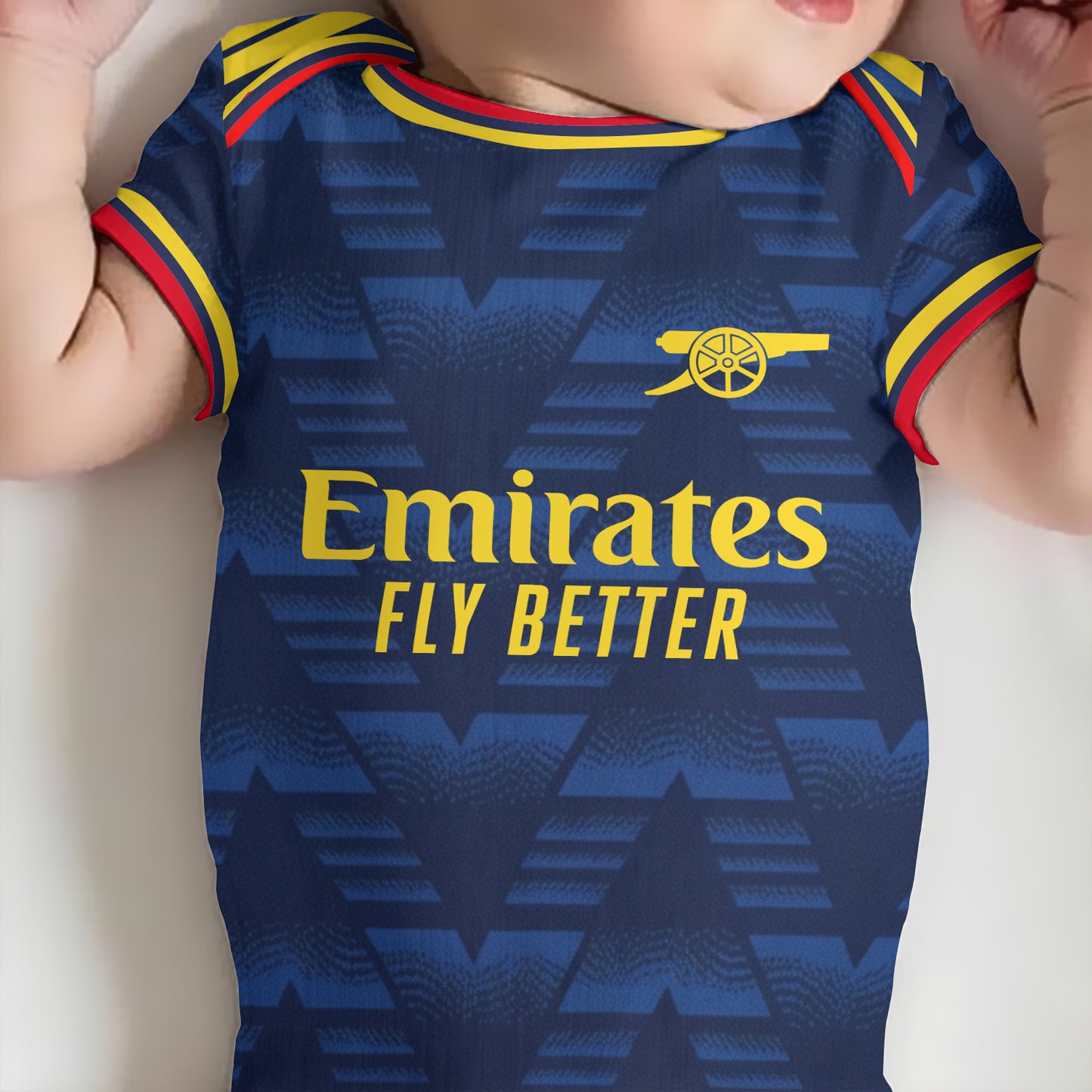 Customized Arsenal Away 26/27 Soccer Jersey , Baby Rib Bodysuit Sizes