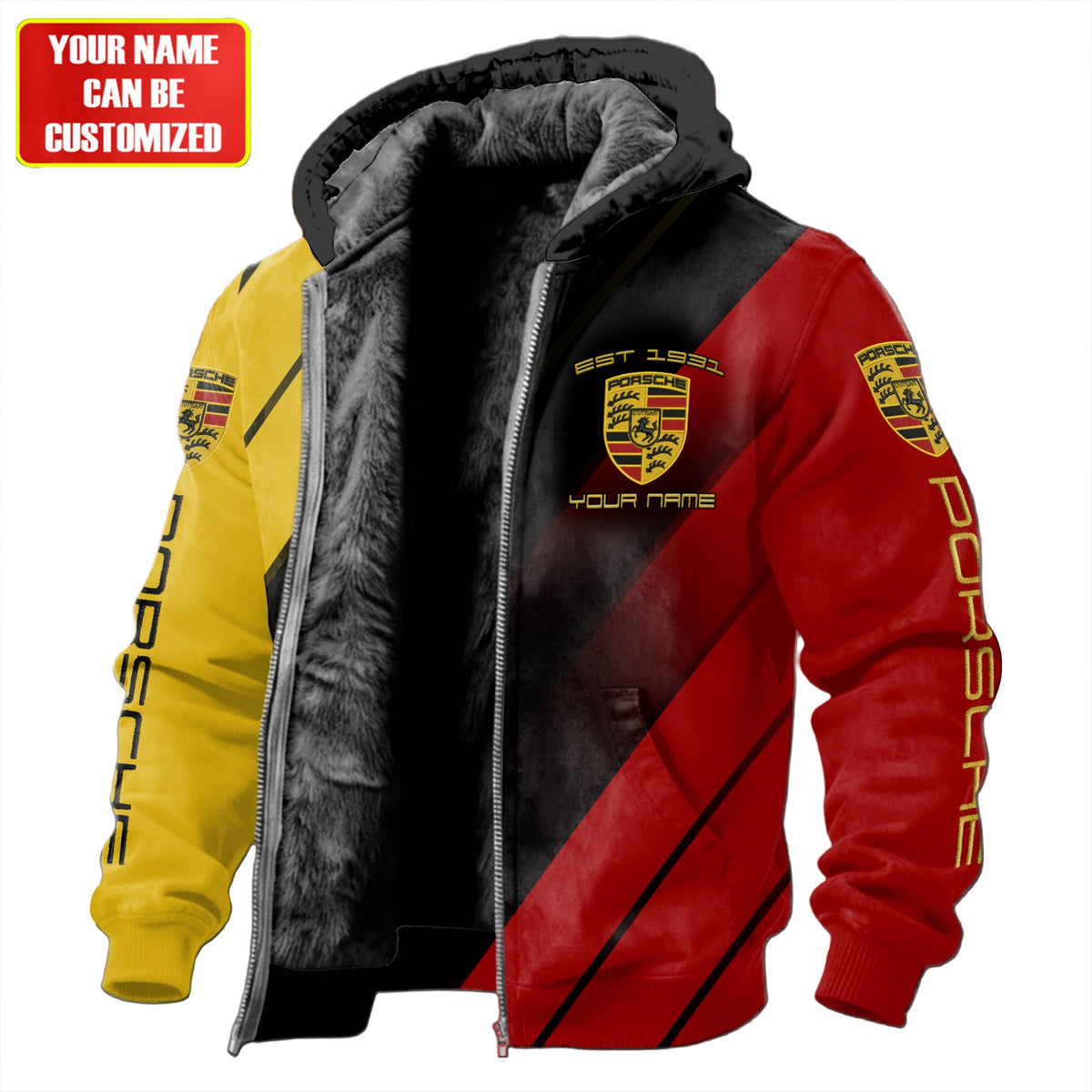Personalized Pors 1931 Sport Fleece inside Jacket