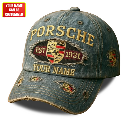 Personalized Pors 1931 Denim Cap