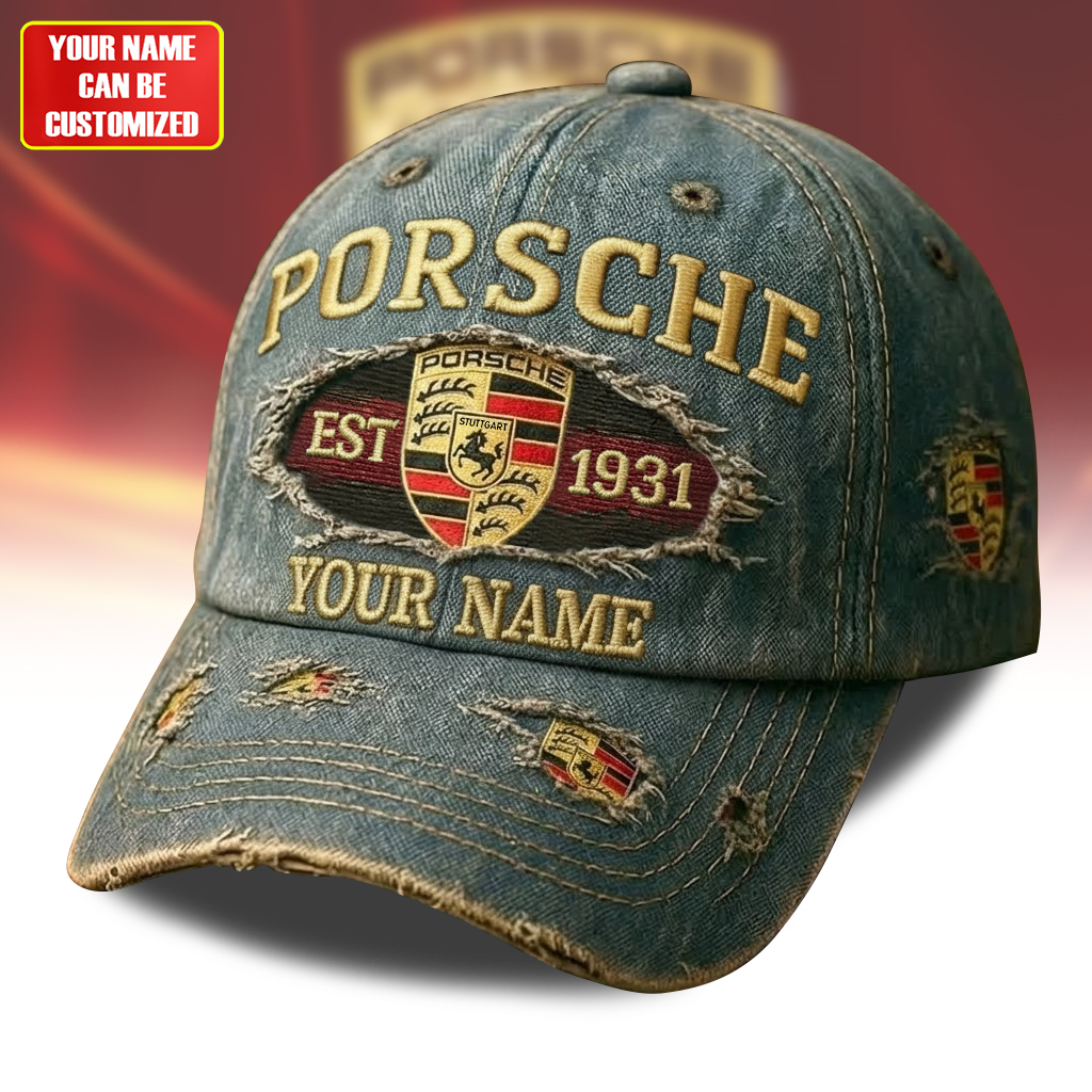Personalized Pors 1931 Denim Cap