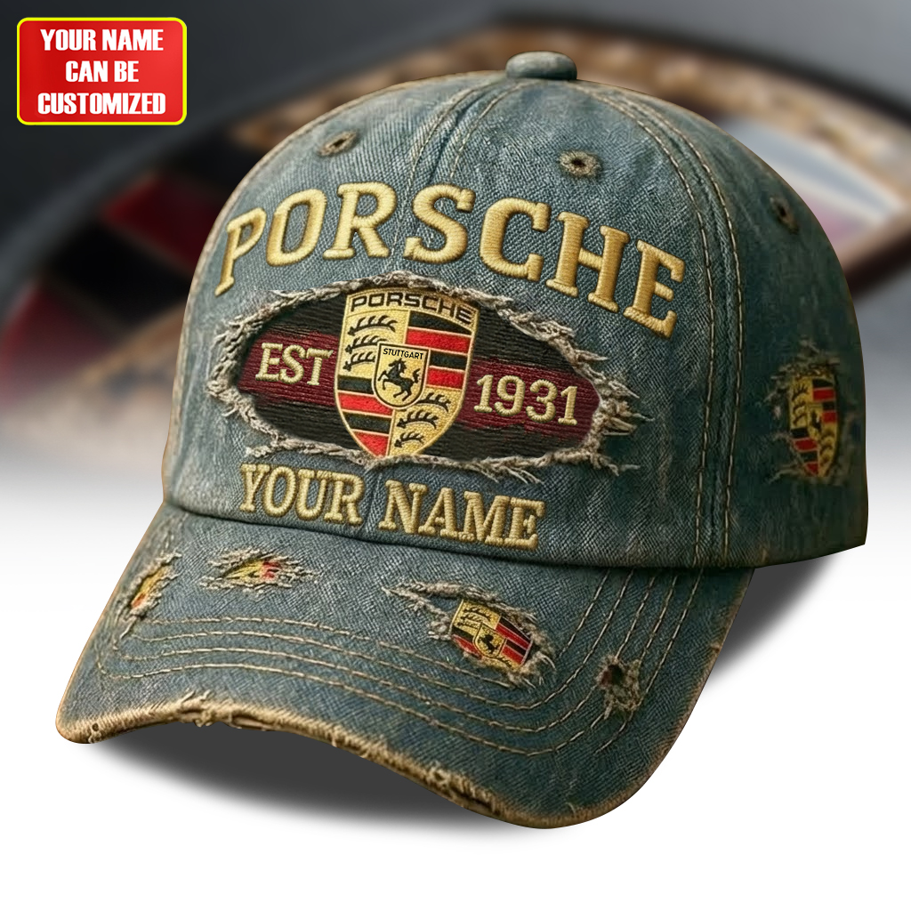 Personalized Pors 1931 Denim Cap