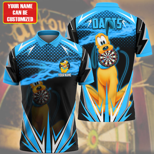 Personalized Name Pl Darts Teal Version All Over Printed Unisex Shirt Q230105