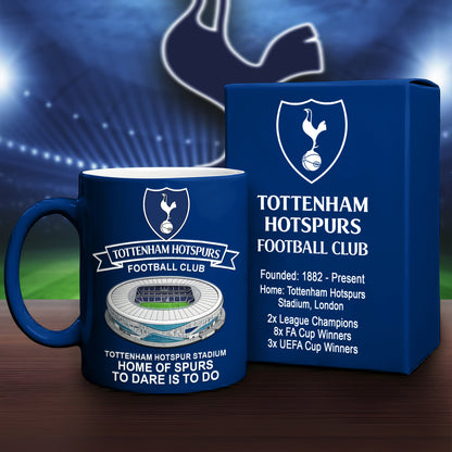Tottenham FC Stadium Accent Mug , Cream Mug Gifts , Holiday Gifts