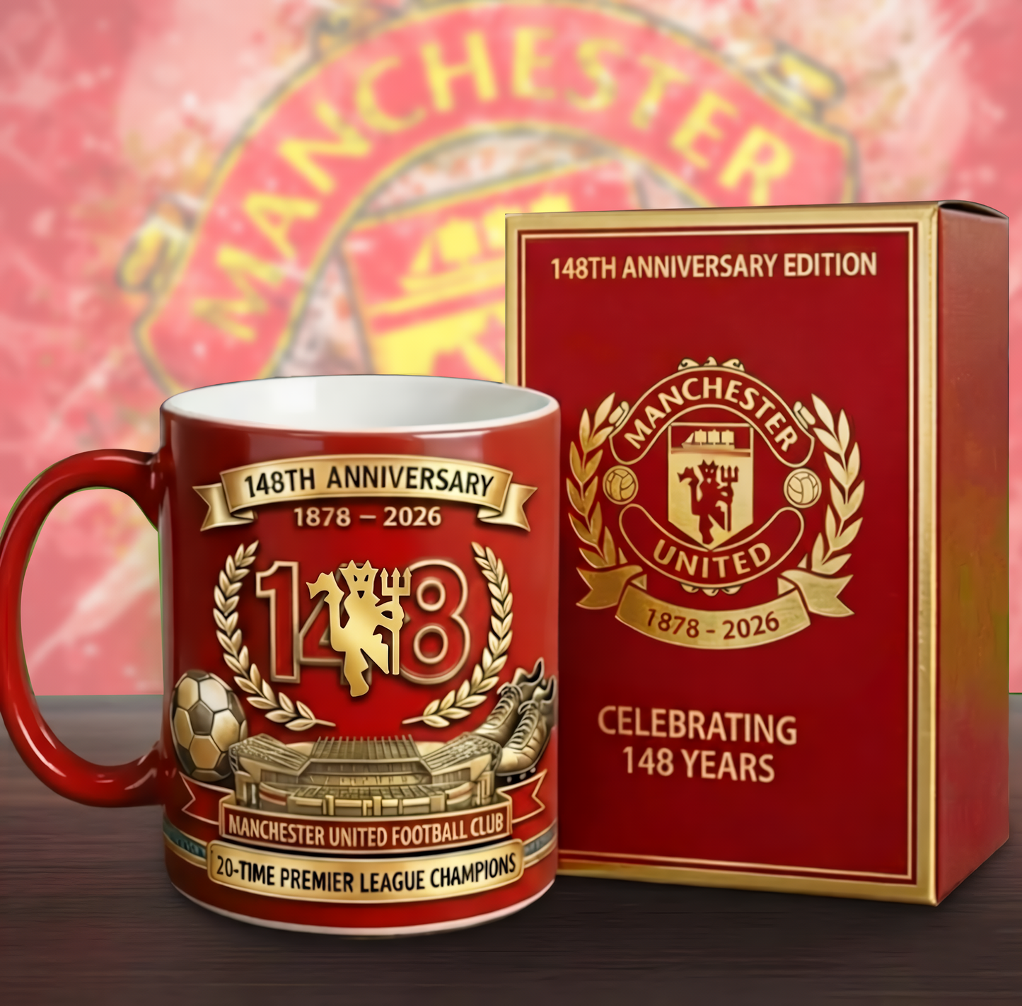 MU FC 148 Years Anniversary Accent Mug , Cream Mug Gifts , Holiday Gifts