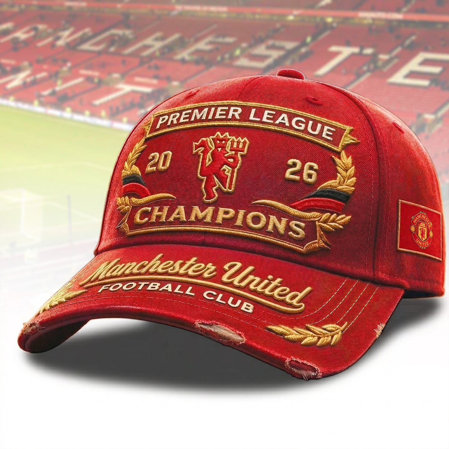 MU FC Champions Denim Classic Cap