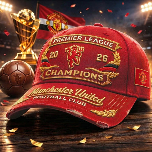MU FC Champions Denim Classic Cap