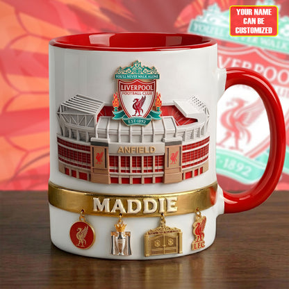 LVP LFC Stadium Accent Mug , Cream Mug Gifts , Holiday Gifts