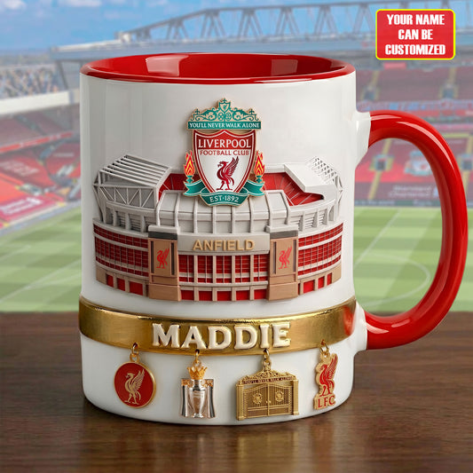 LVP LFC Stadium Accent Mug , Cream Mug Gifts , Holiday Gifts
