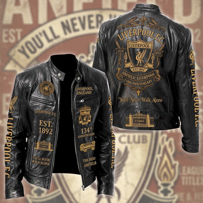 LVP FC 134th Anniversary Vintage Collar Leather Jacket (1892-2026)
