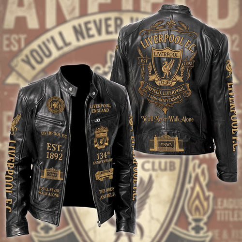 LVP FC 134th Anniversary Vintage Collar Leather Jacket (1892-2026)