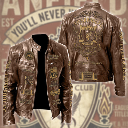LVP FC 134th Anniversary Vintage Collar Leather Jacket (1892-2026)