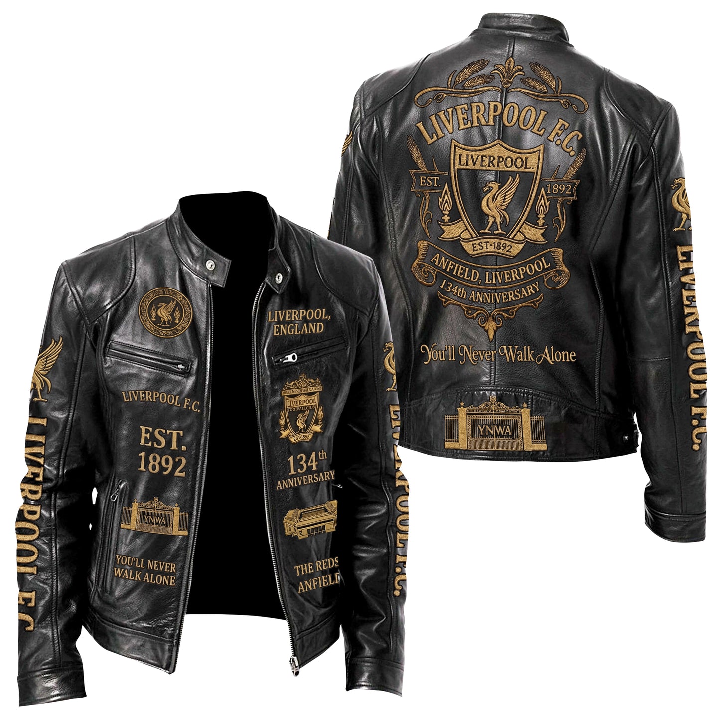LVP FC 134th Anniversary Vintage Collar Leather Jacket (1892-2026)