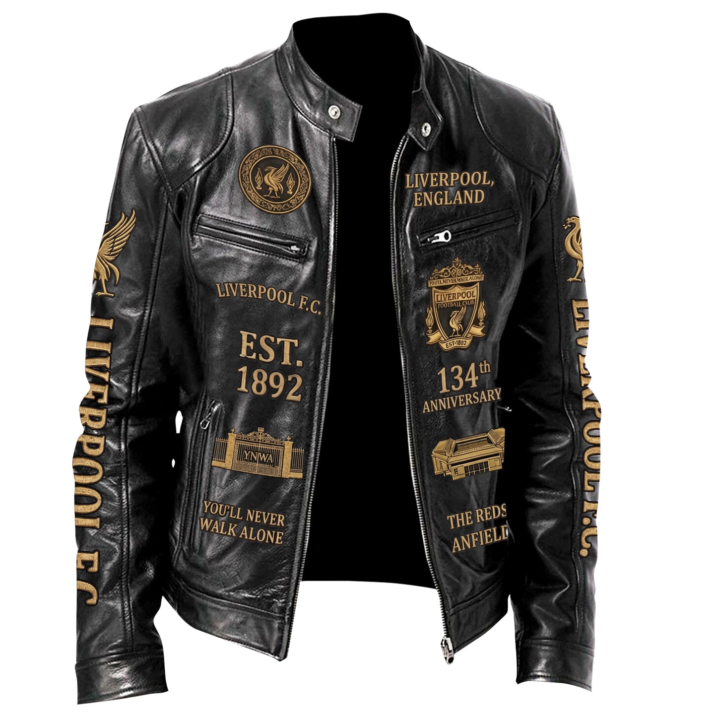 LVP FC 134th Anniversary Vintage Collar Leather Jacket (1892-2026)