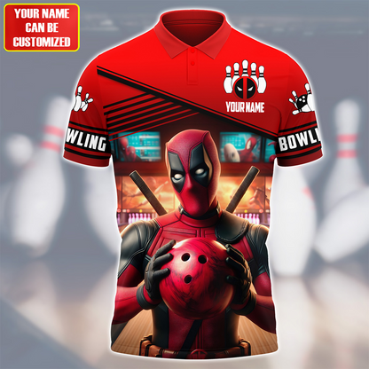 Personalized Name DP Bowling All Over Printed Unisex Shirt Q230503