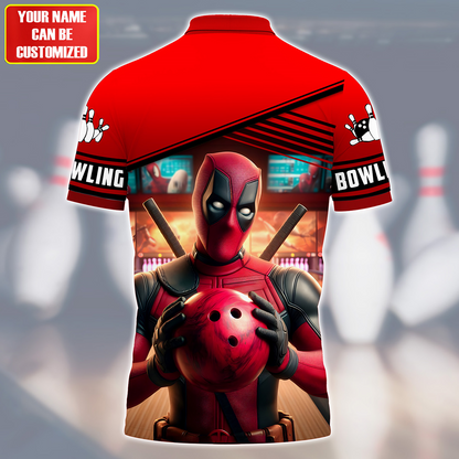 Personalized Name DP Bowling All Over Printed Unisex Shirt Q230503