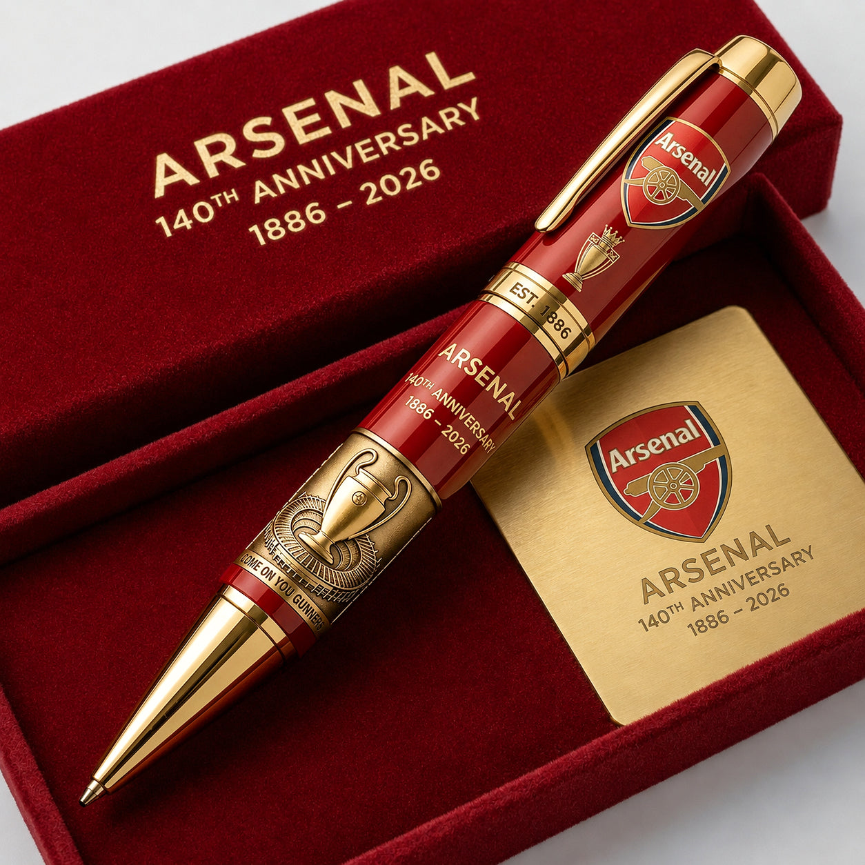 Arsenal Champions 140TH Anniversary Luxury Edition Ballpoint Pen (1886- 2026)