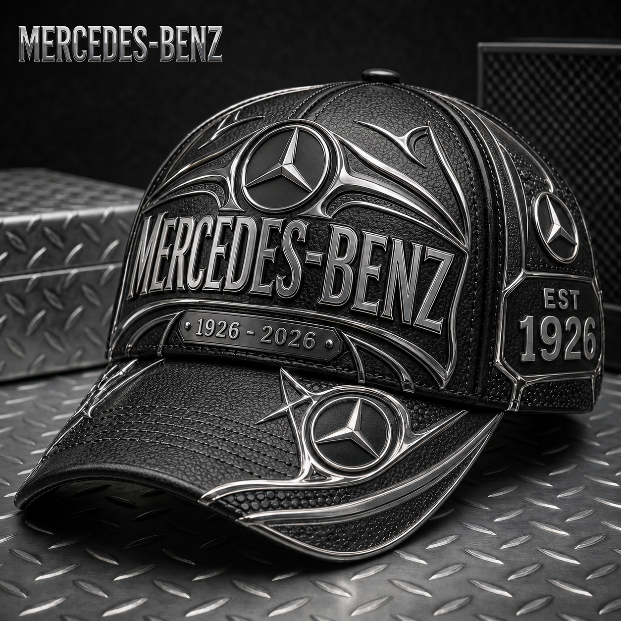 Personalized Merc Leather Vintage EST 1926 Classic Cap (1926-2026)