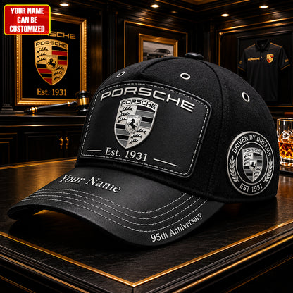 Personalized Pors Vintage 95TH Anniversary Leather Classic Cap (1931-2026)