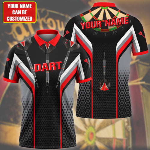 Personalized Name Red Darts Q7 All Over Printed Unisex Shirt Q230905