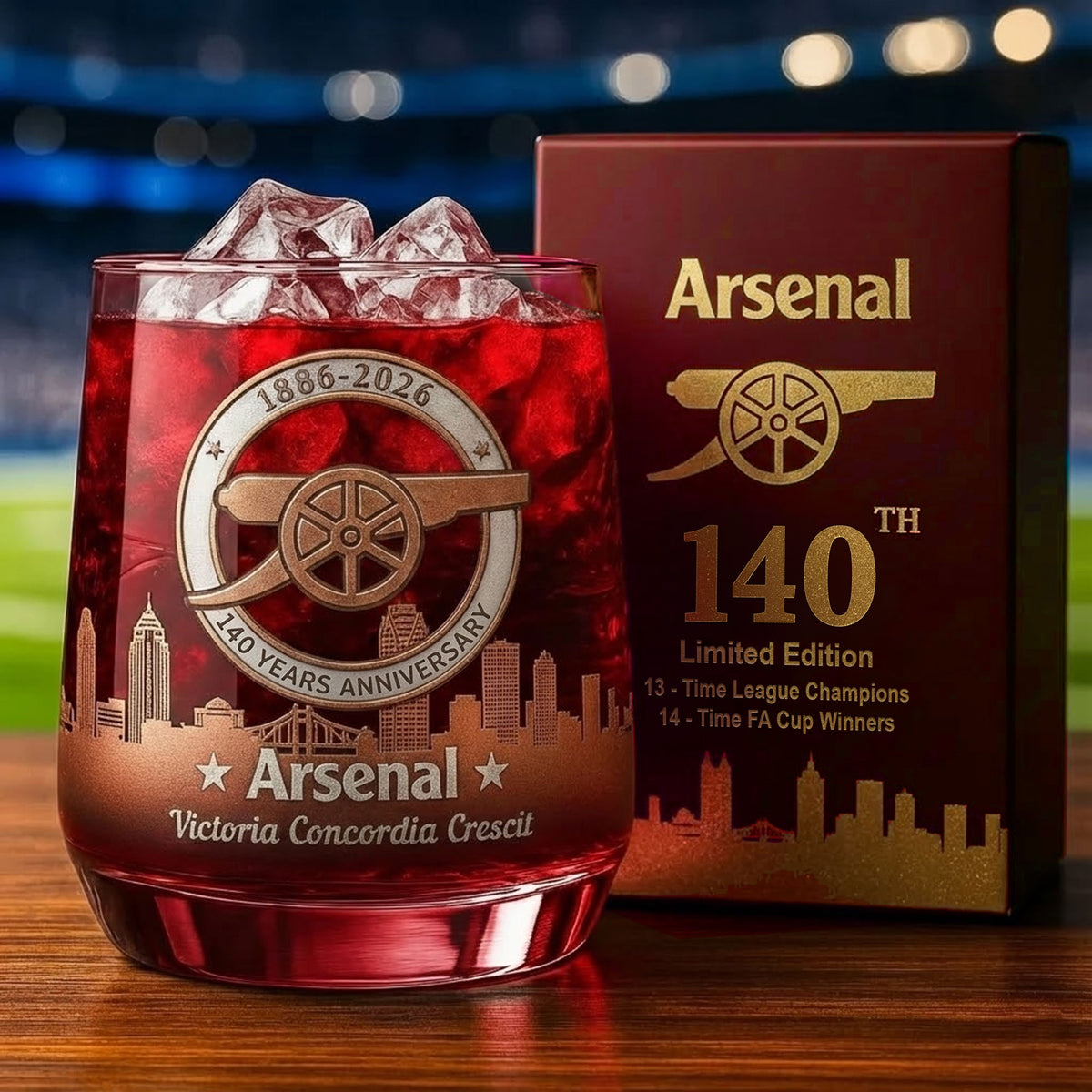 Personalized ASN 140 Years Anniversary Whisky , ASN 140th Limited Edition Whiskey Glass, Holiday Gifts