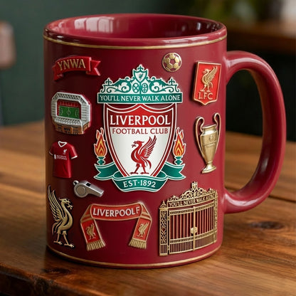 LVP FC Accent Mug , Cream Mug Gifts , Holiday Gifts