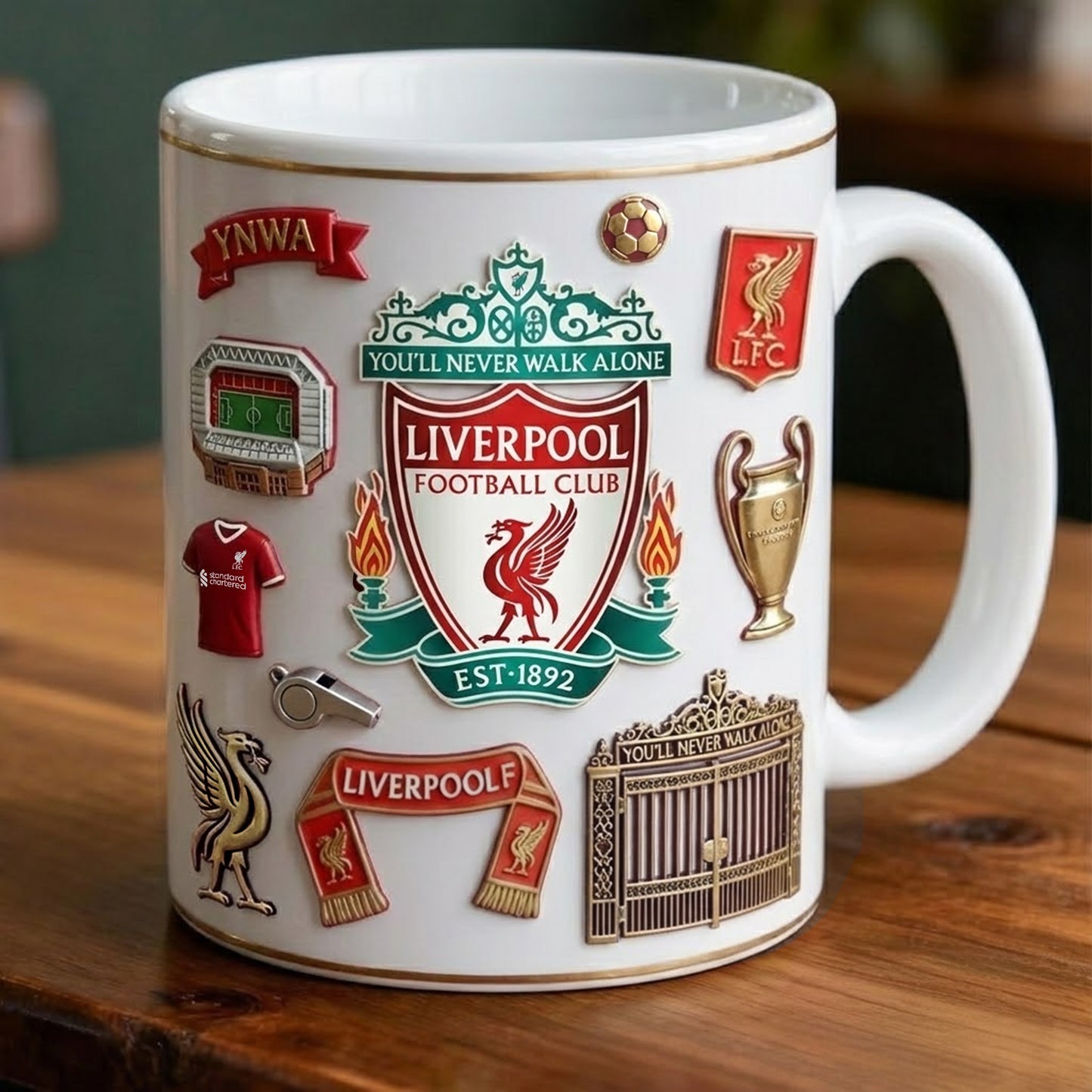 LVP FC Accent Mug , Cream Mug Gifts , Holiday Gifts