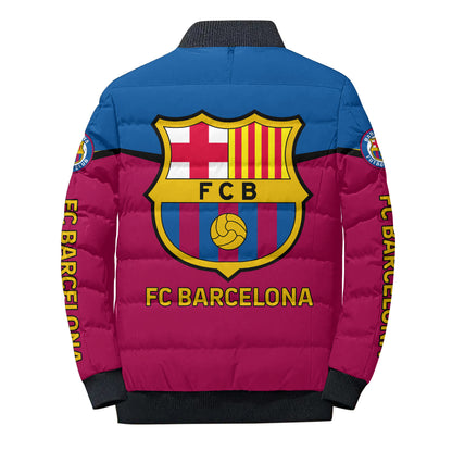 Personalized Barca FC Sport Puffer Jacket 3D V2