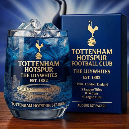 Personalized Tottenham Est 1882 Whisky , Tottenham Whiskey Glass, Holiday Gifts