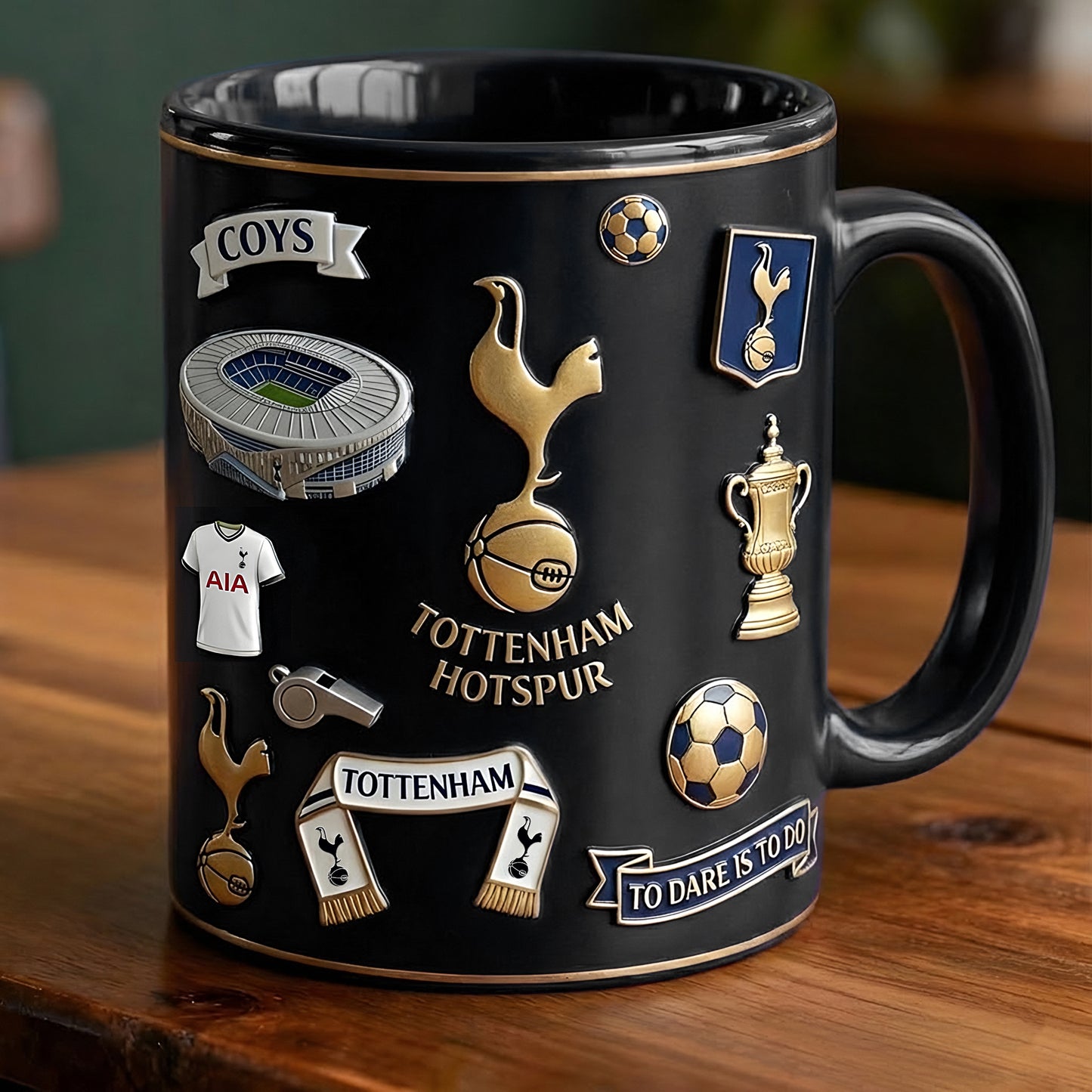 Tottenham FC Accent Mug , Cream Mug Gifts , Holiday Gifts V2