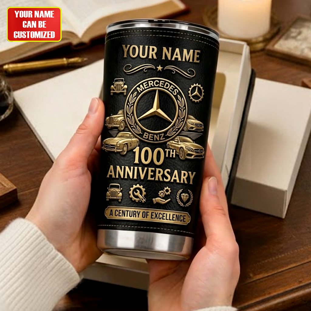 Personalized Merc 100th Anniversary Premium Stainless Tumbler
