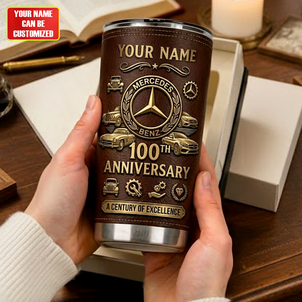 Personalized Merc 100th Anniversary Premium Stainless Tumbler
